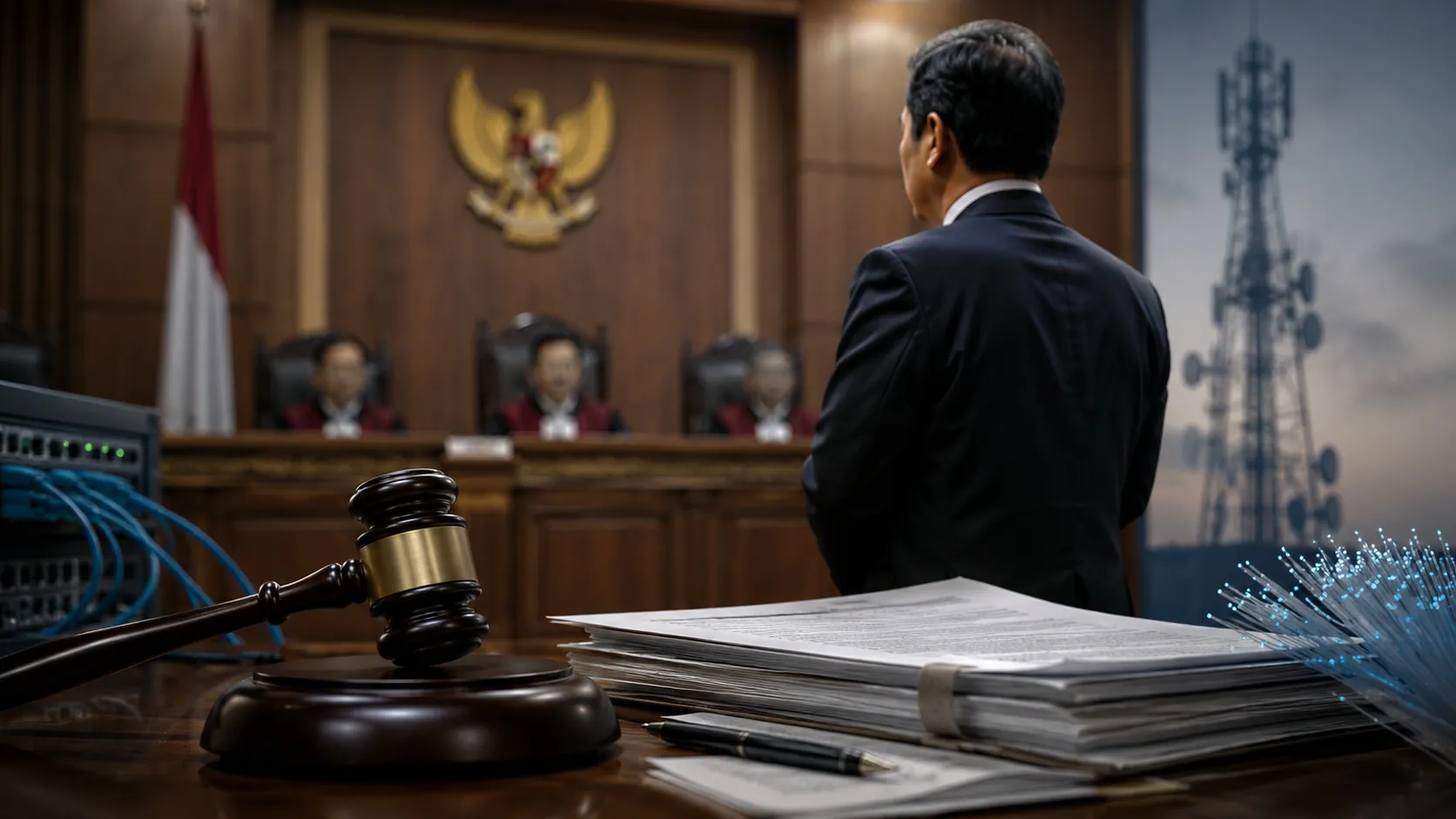 Putusan Perkara Korupsi ISP Taput Ditunda, Eks GM Indonesia Comnets Plus Dituntut 15 Bulan Penjara