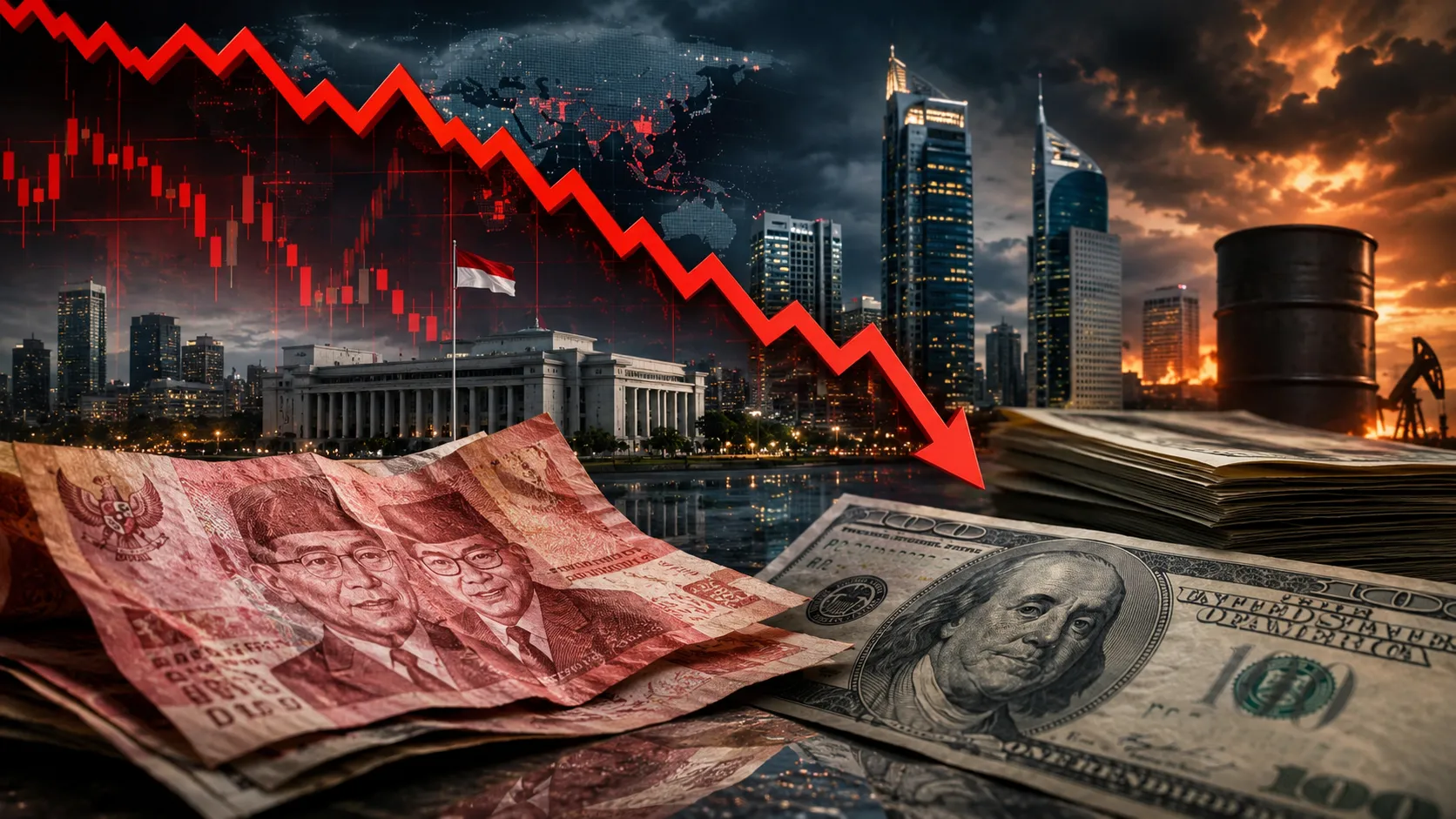 Rupiah Dekati Rp18.300 per Dolar AS, Analis Waspadai Risiko ke Rp19.000