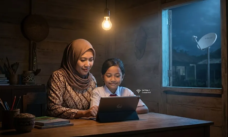 SATRIA-1 Perluas Internet hingga Daerah 3T, Dorong Pemerataan Layanan Publik