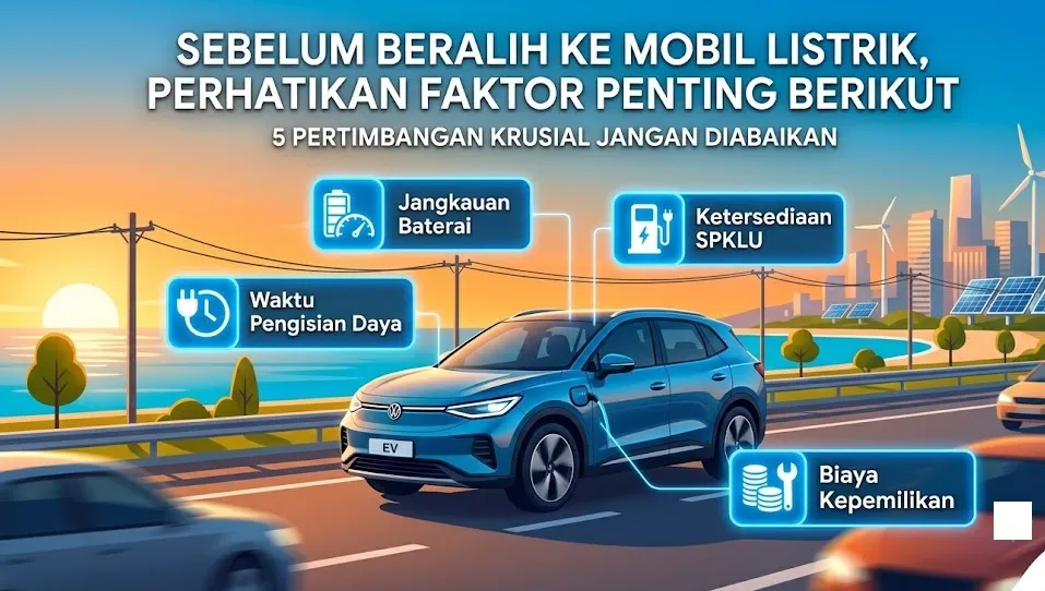 Sebelum Beralih ke Mobil Listrik, Perhatikan Faktor Penting Berikut