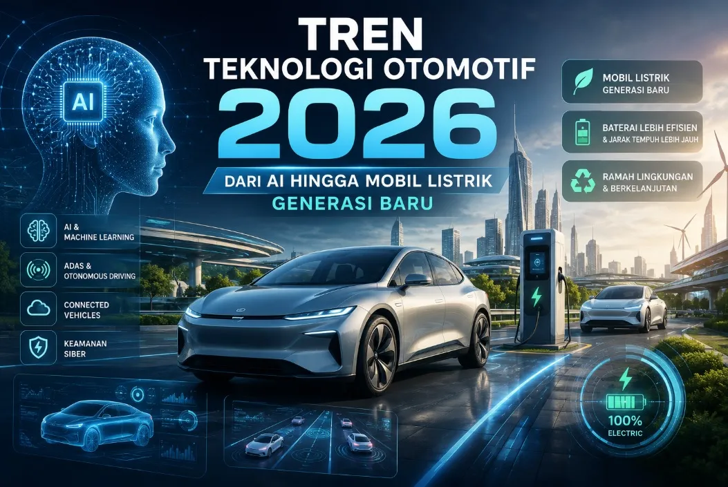 Tren Teknologi Otomotif 2026, dari AI hingga Mobil Listrik Generasi Baru