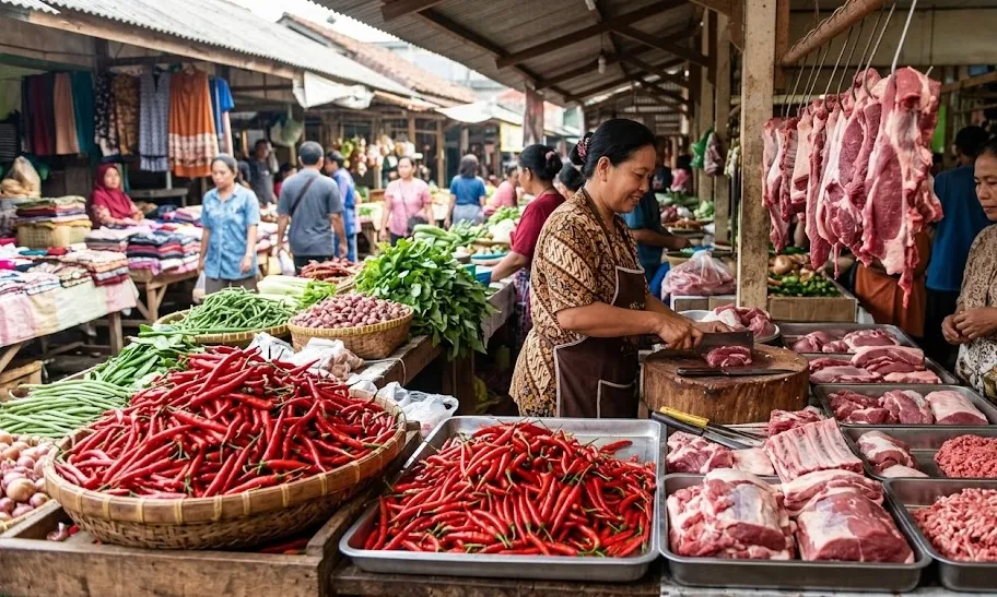 Update Harga Pangan Hari Ini: Cabai Rawit Merah Rp70.400, Daging Sapi Rp149.450 per Kg