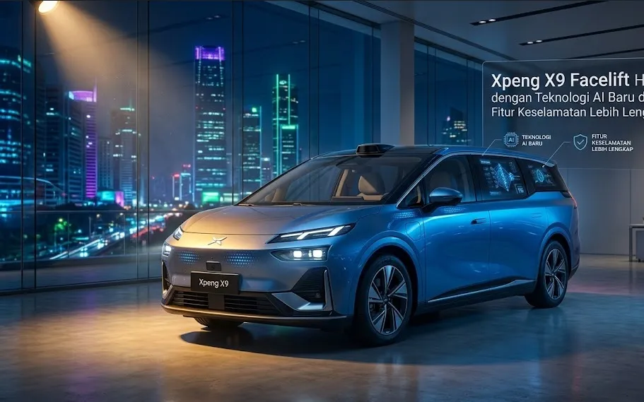 Xpeng X9 Facelift Hadir dengan Teknologi AI Baru dan Fitur Keselamatan Lebih Lengkap