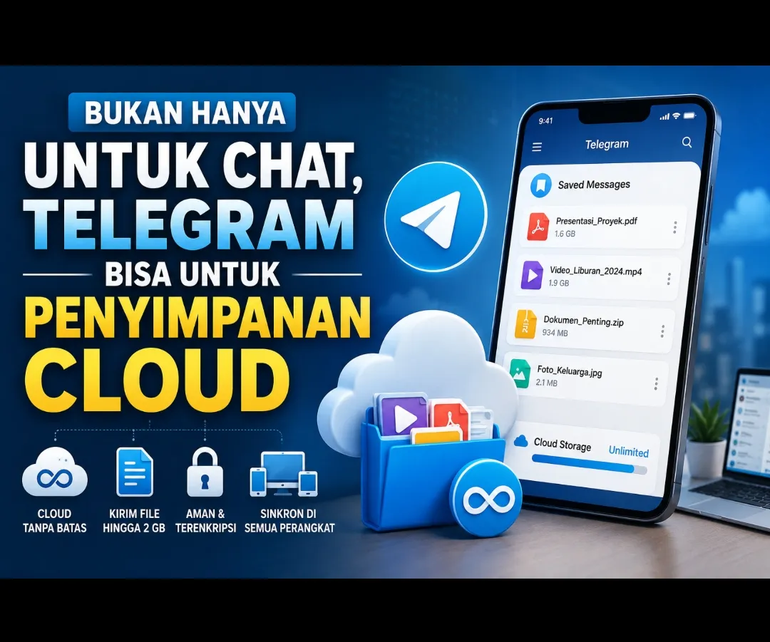 Manfaatkan Telegram Sebagai Penyimpanan File Gratis