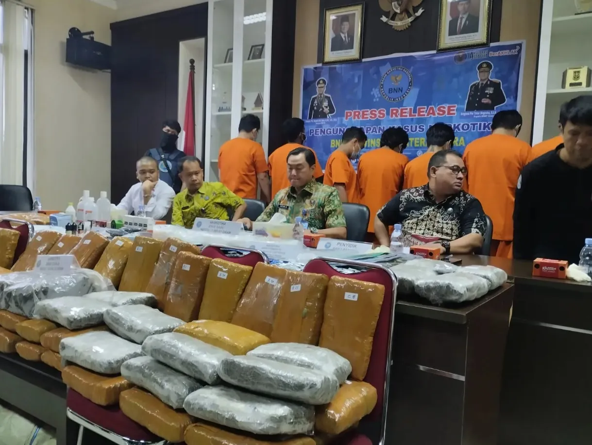 BNNP Sumut Bongkar 3 Kasus Besar Sepekan: 8 Kg Sabu, 92 Kg Ganja, dan 261 Pod Vape Etomidate