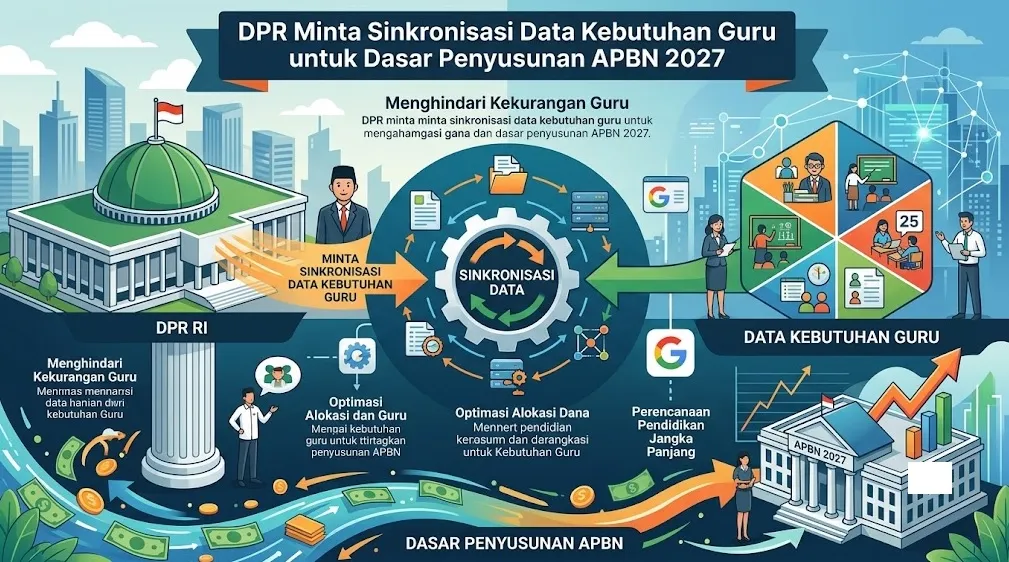 DPR Minta Sinkronisasi Data Kebutuhan Guru untuk Dasar Penyusunan APBN 2027