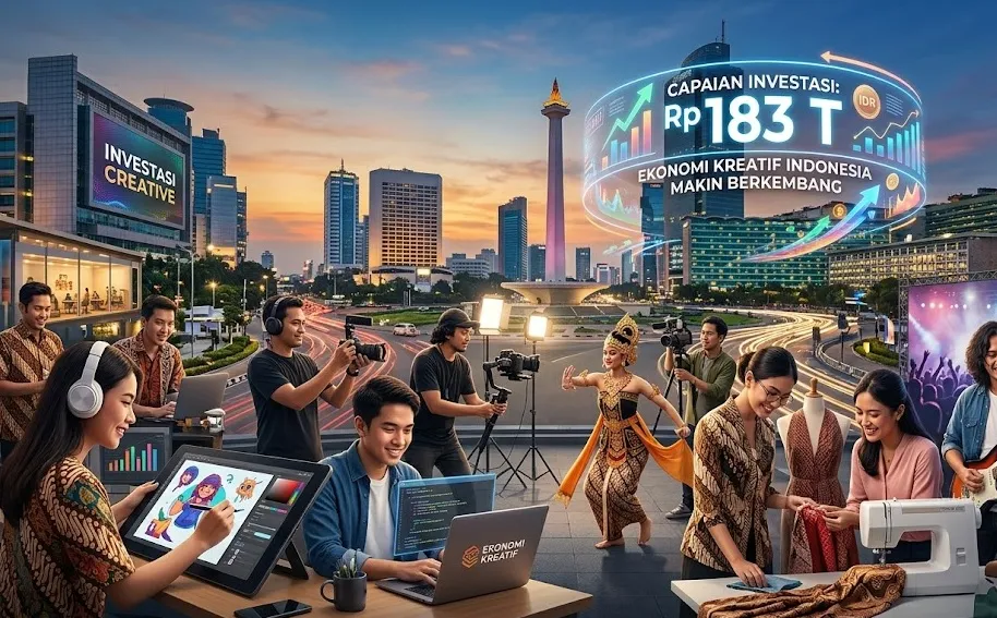 Ekonomi Kreatif Indonesia Makin Berkembang, Investasi Capai Rp183 Triliun