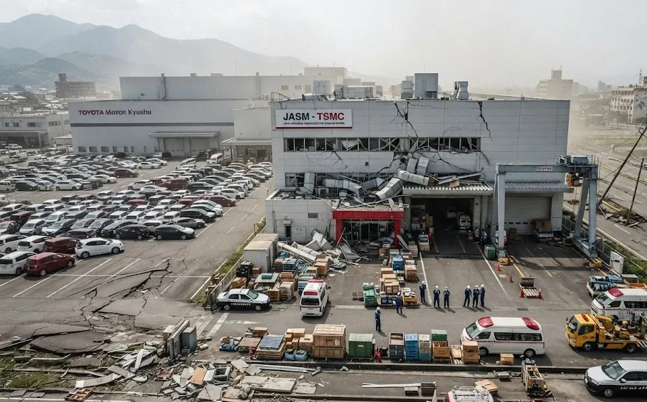 Gempa 7,1 di Kumamoto Guncang Rantai Pasok Jepang, Pabrik Toyota hingga Chip TSMC Terhenti