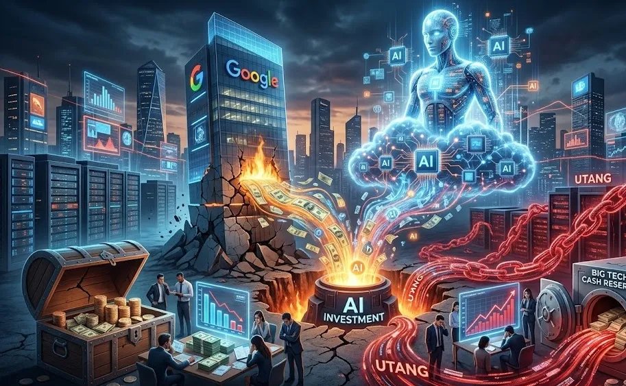 Google Bakar Rp106 Triliun untuk AI, Kas Big Tech Menipis dan Utang Membengkak