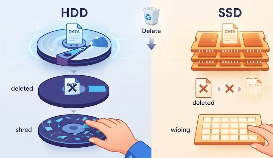 Hapus File di Windows Ternyata Tidak Langsung Hilang, Ini Bedanya di HDD dan SSD