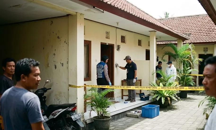 Hasil Autopsi: Wanita di Kos Denpasar Tewas Dicekik, WN Singapura Jadi Tersangka