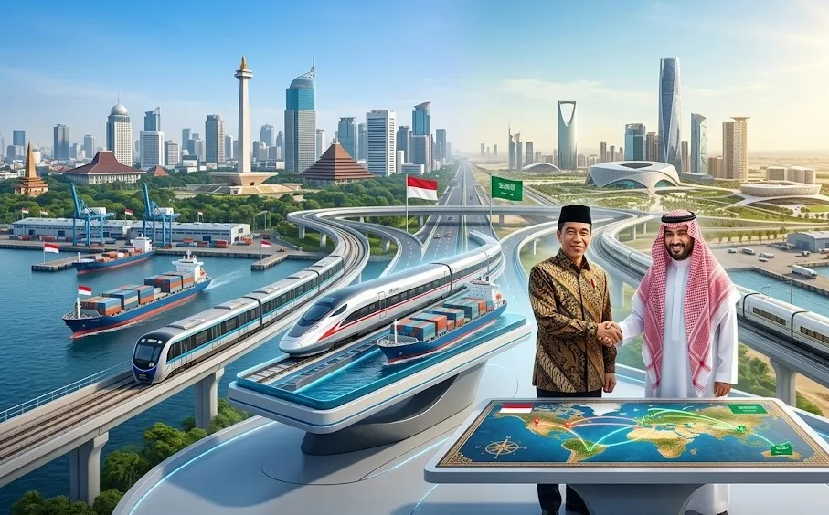 Indonesia dan Arab Saudi Perluas Kerja Sama di Bidang Transportasi