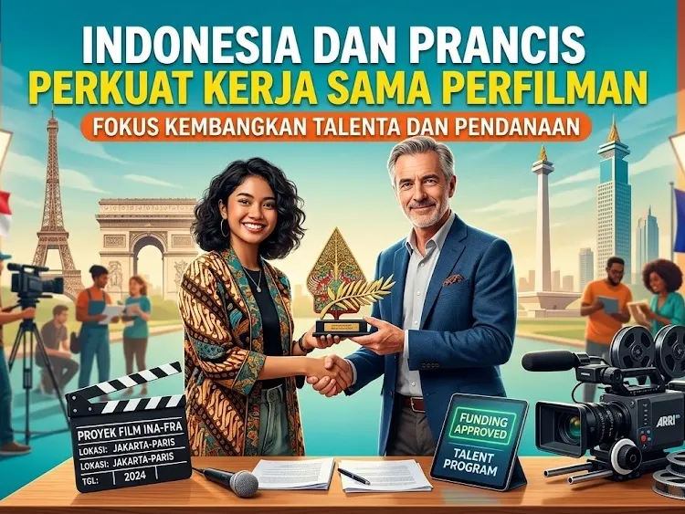 Indonesia dan Prancis Perkuat Kerja Sama Perfilman, Fokus Kembangkan Talenta dan Pendanaan