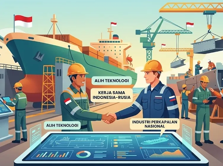 Indonesia Gandeng Rusia untuk Perkuat Industri Perkapalan Nasional Lewat Alih Teknologi