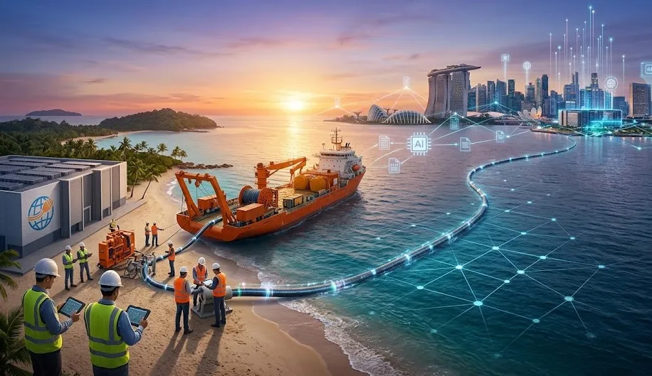 Kabel Bawah Laut Nongsa-Changi Resmi Hubungkan Batam dan Singapura, Dukung Ekosistem AI