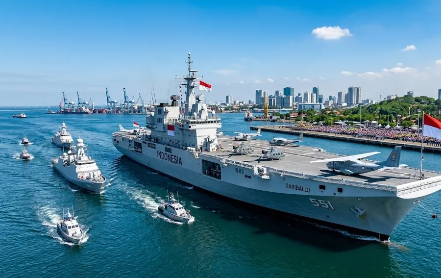 Kapal Induk Pertama RI, Giuseppe Garibaldi, Dijadwalkan Tiba 20 September 2026