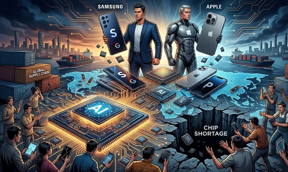 Kelangkaan Cip Memori Akibat AI Picu Krisis Smartphone Global: Samsung-Apple Makin Perkasa, Vendor China Terpukul