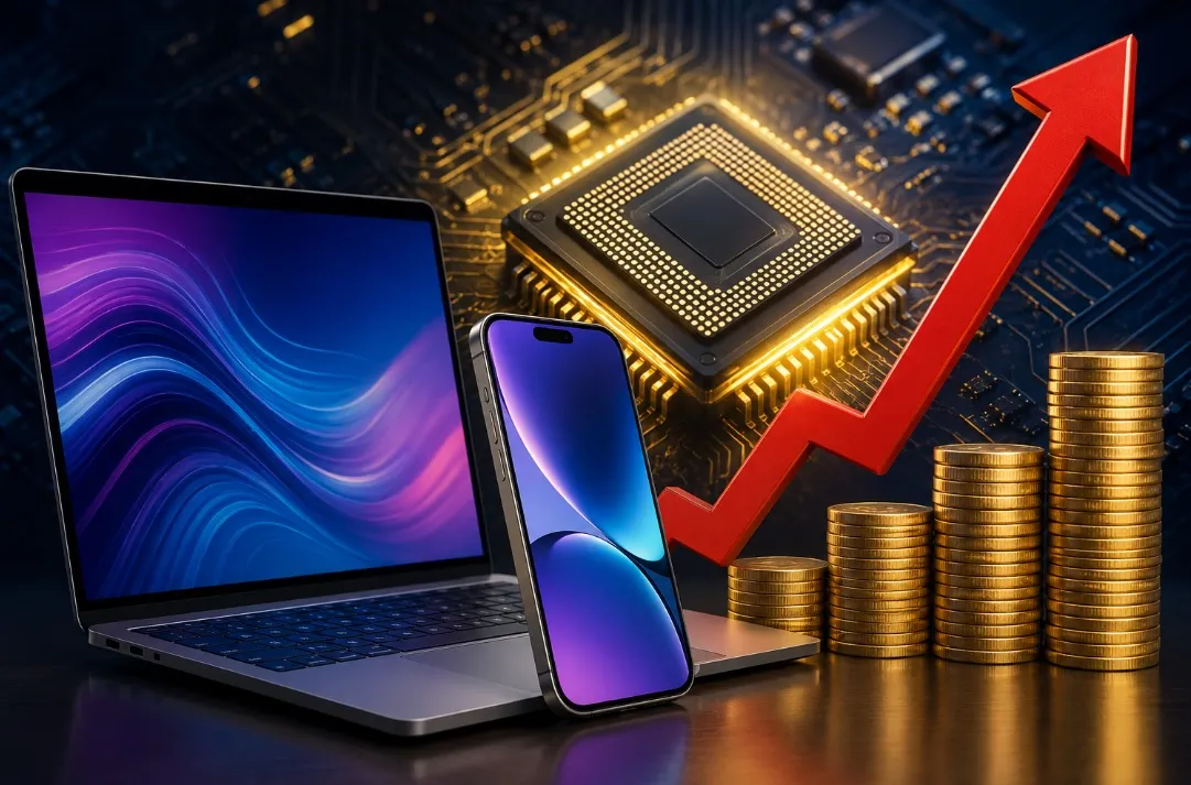 Lonjakan permintaan chip AI membuat harga laptop dan ponsel melambung