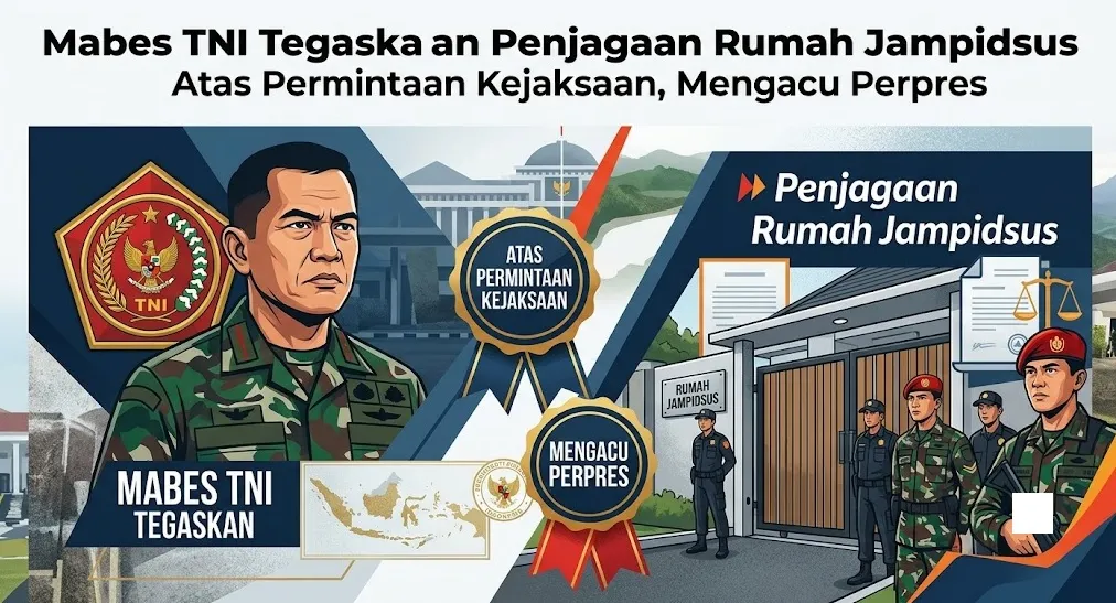 Mabes TNI Tegaskan Penjagaan Rumah Jampidsus Atas Permintaan Kejaksaan, Mengacu Perpres