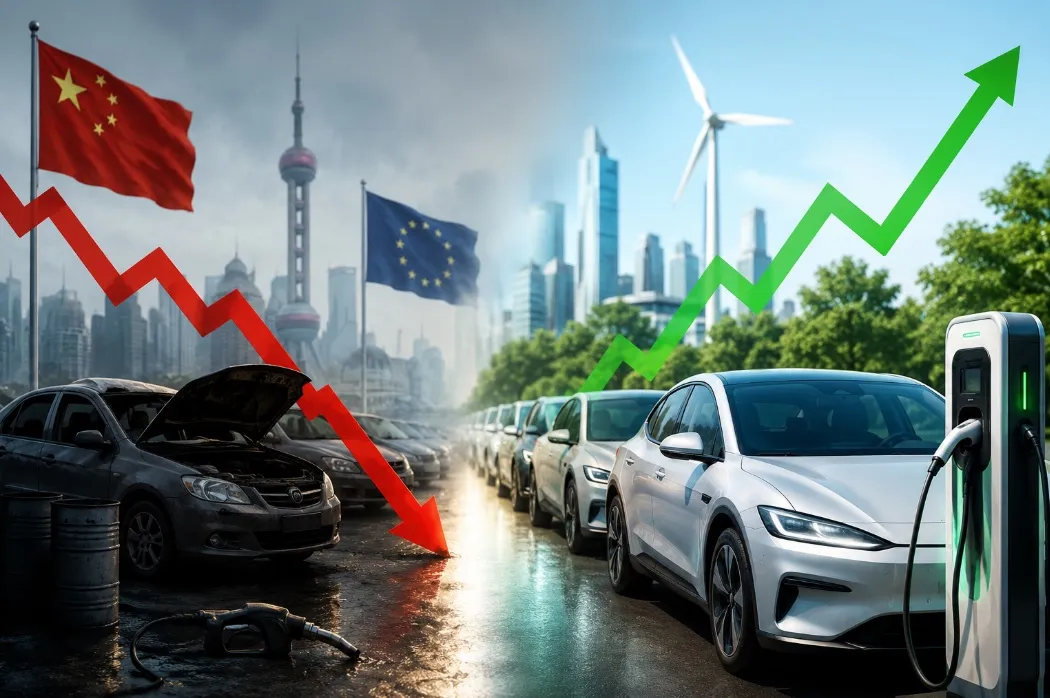 Mobil Bensin Anjlok di China dan Eropa, Mobil Listrik Laris Manis