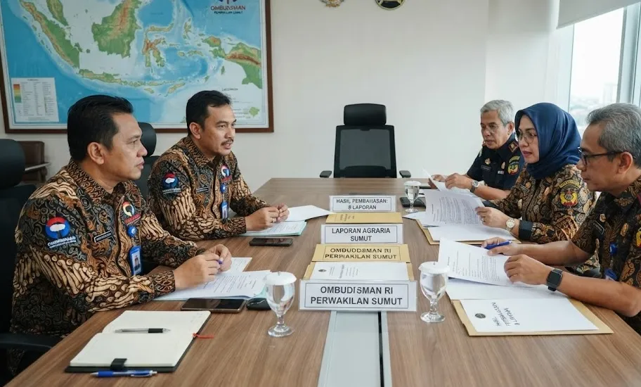 Ombudsman Sumut Bahas 8 Laporan Agraria dengan Kanwil BPN, 5 Sudah Disertai Saran Korektif