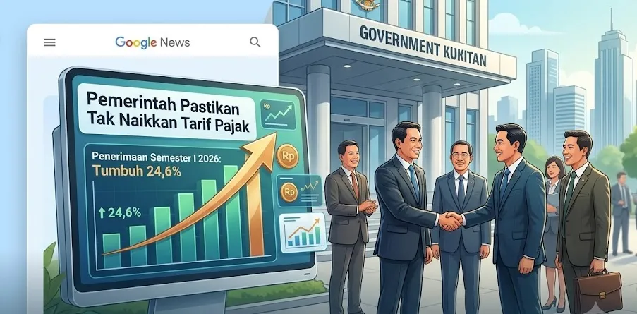 Pemerintah Pastikan Tak Naikkan Tarif Pajak, Penerimaan Semester I 2026 Tumbuh 24,6 Persen