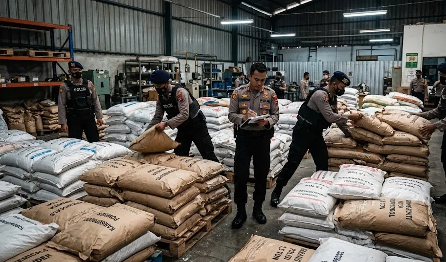 Polisi Bongkar Pemasok Bahan Baku Karisoprodol, Sita 1,5 Ton di Jakarta Timur