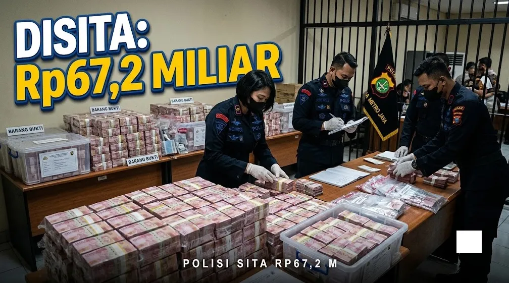 Polisi Sita Rp67,2 Miliar dari Dua Lokasi di Jakarta Selatan, Terkait Penyidikan Dugaan Korupsi dan TPPU