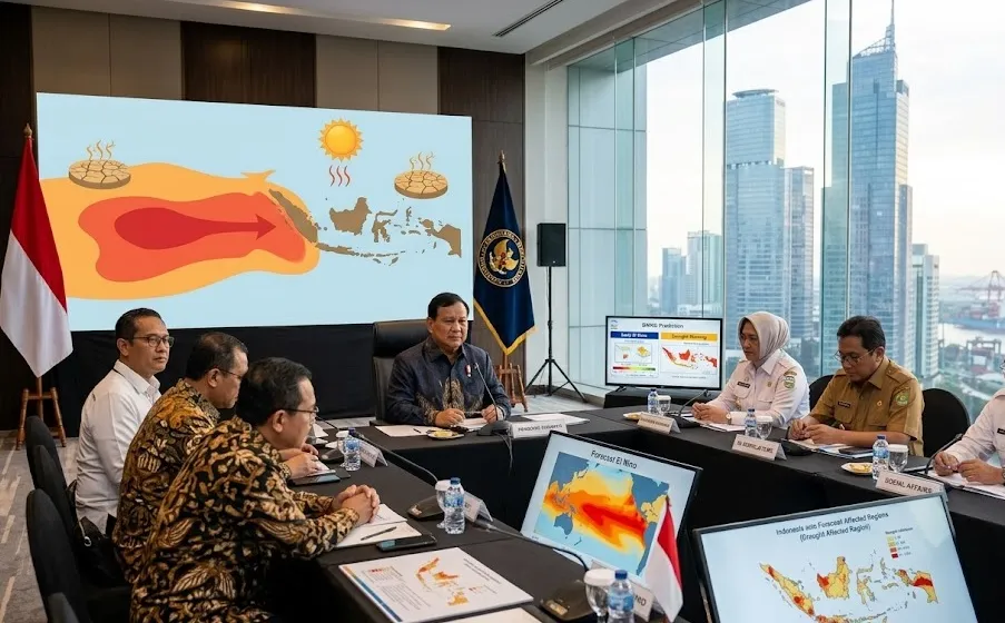 Prabowo Pimpin Rapat Terbatas Antisipasi El Nino dan Kekeringan, BMKG Prediksi Datang Lebih Cepat