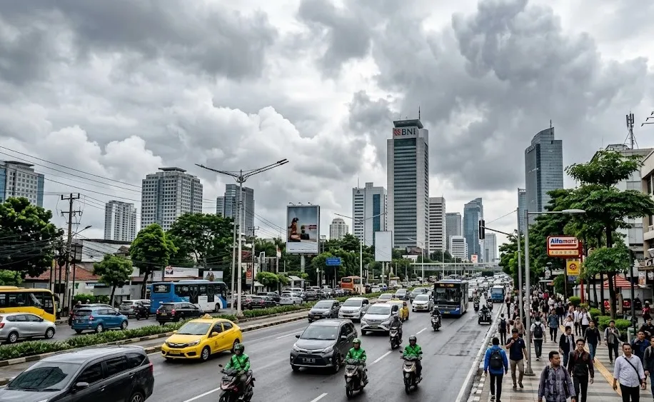 Prakiraan Cuaca Hari Ini: Cuaca Berawan Dominasi Kota Besar Senin Ini