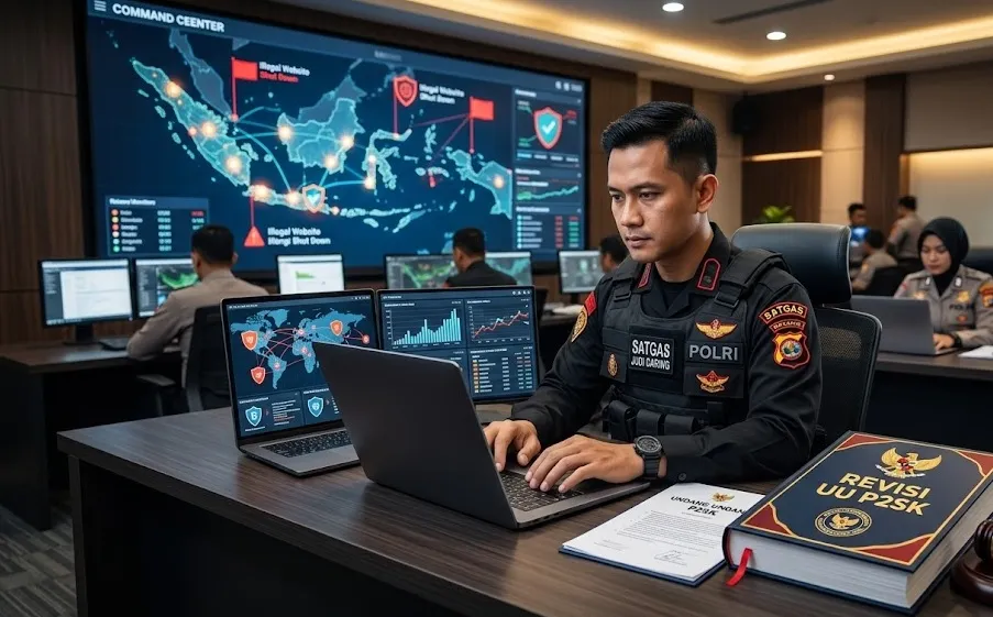 Revisi UU P2SK Perkuat Dasar Hukum Satgas Judi Daring