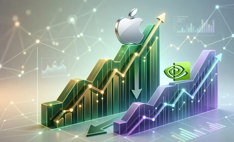 Sentimen Investor Berubah: Apple Geser Nvidia Jadi Korporasi Paling Berharga di Dunia