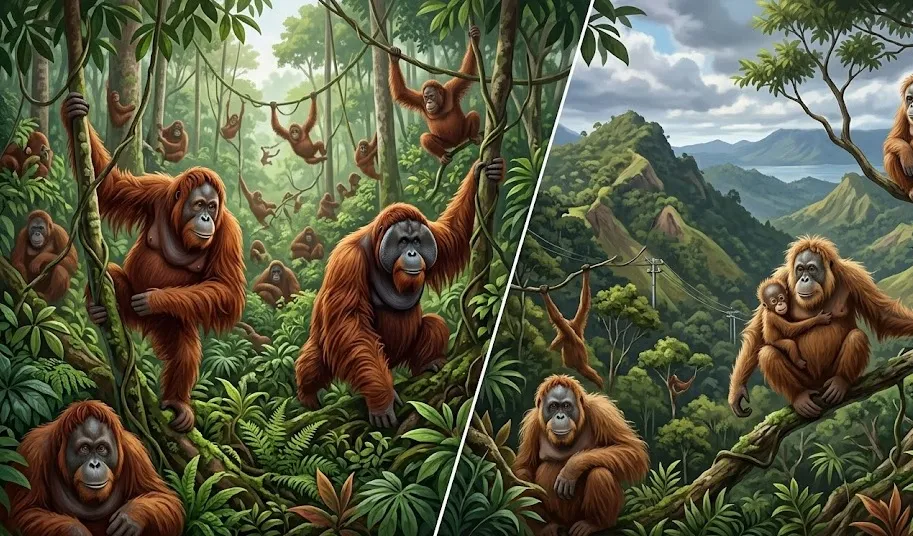 Survei Terbaru: Populasi Orangutan Sumatra 11.694 Ekor, Tapanuli Tinggal 716