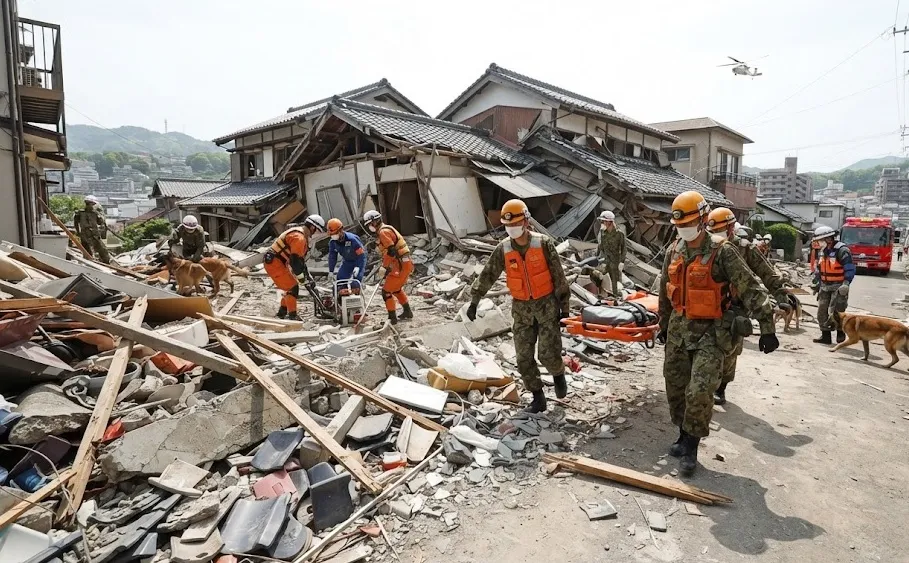 Update Gempa Kumamoto 7,1 Magnitudo, Korban Meninggal Jadi 34 Orang