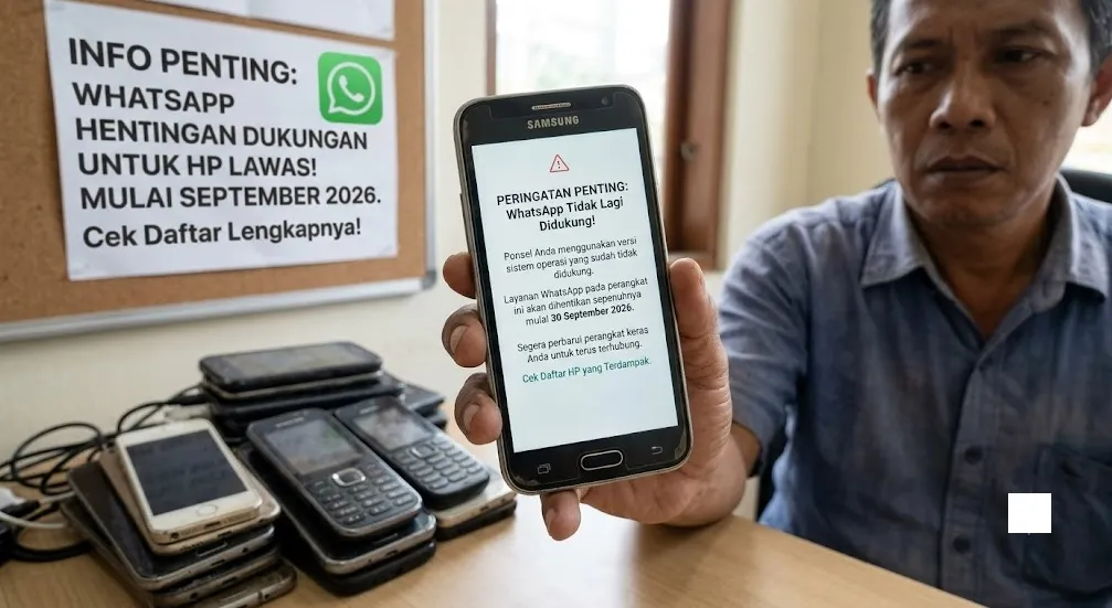 WhatsApp Hentikan Dukungan untuk Sejumlah HP Lawas Mulai September 2026, Cek Daftarnya