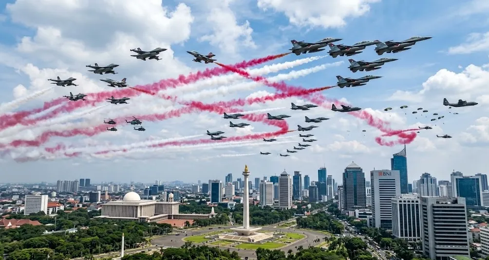 81 Pesawat Akan Warnai Langit Jakarta di HUT ke-81 RI, Ini Rangkaian Atraksinya