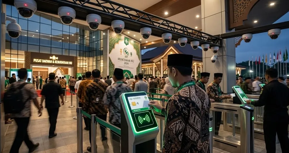 Cegah Sengketa Peserta, Muktamar NU Terapkan Kartu Akses Berbasis Chip Hingga 100 CCTV