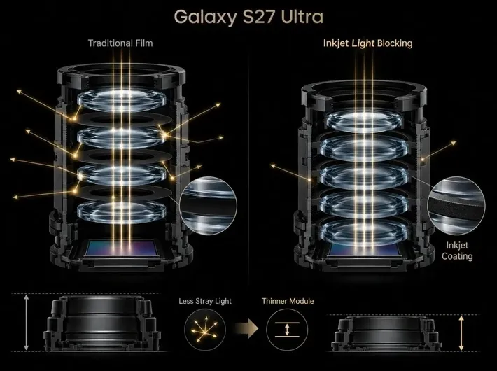 Galaxy S27 Ultra Dikabarkan Pakai Teknik Cetak Tinta untuk Bikin Modul Kamera Lebih Tipis