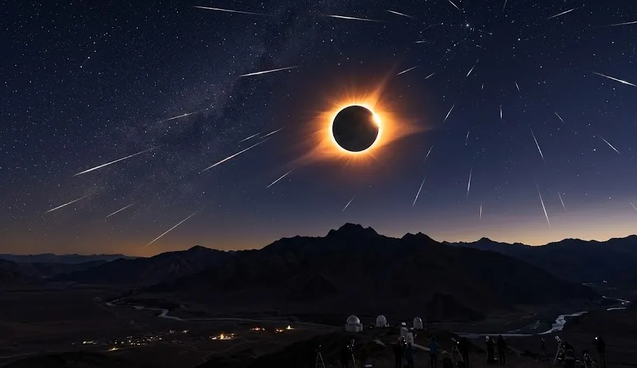 Gerhana Matahari dan Puncak Hujan Meteor Perseid Jatuh di Hari yang Sama, 12 Agustus 2026
