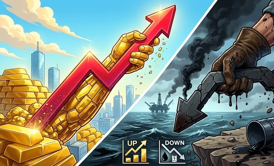 Harga Emas Dunia Naik Usai Minyak Anjlok 4%