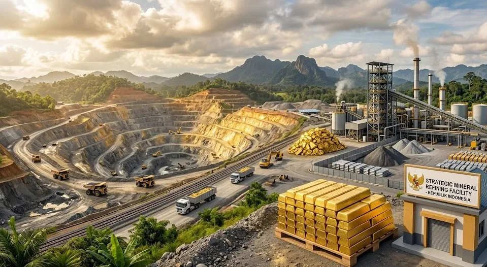 Harga Emas Melonjak, RI Didesak Perkuat Hilirisasi dan Tata Kelola Mineral Strategis