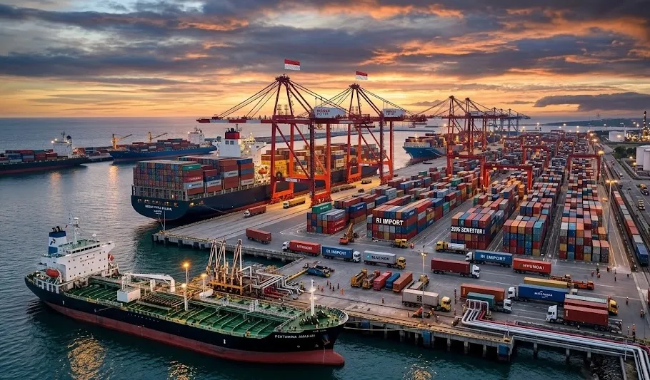Impor RI Tembus US$137,24 Miliar di Semester I 2026, Migas Naik Paling Kencang