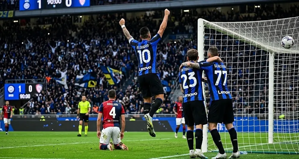 Inter Menang Tipis 1-0 atas Cagliari, Kokoh di Puncak Klasemen