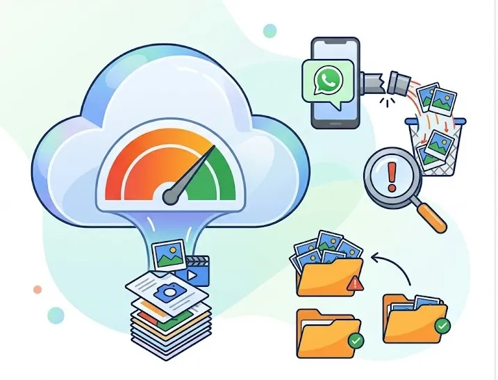 Kuota Google 15GB Tiba-tiba Penuh? Masalahnya Bukan Backup Baru, Tapi Foto WhatsApp yang Tersimpan Dua Kali