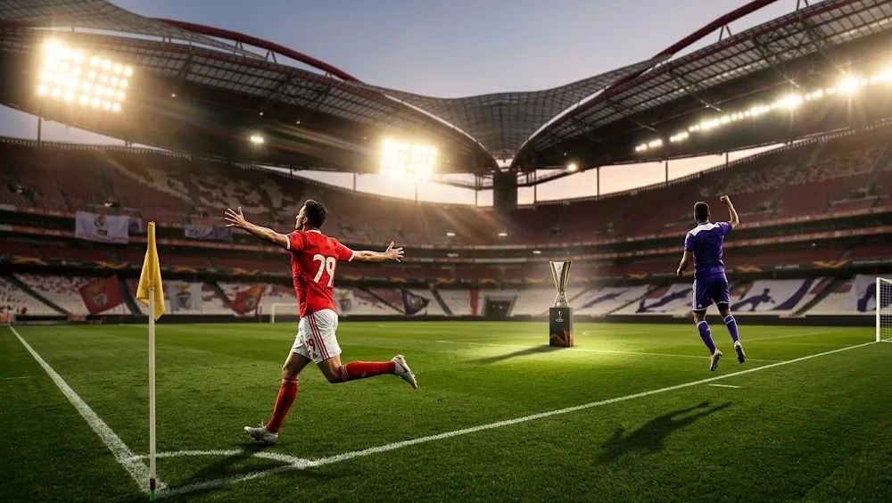 Menang Telak, Benfica dan Anderlecht Selangkah Lagi ke Liga Europa