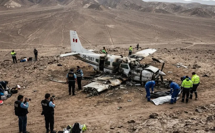 Pesawat Wisata Jatuh di Nazca, Peru: 13 Orang Tewas, Penyebab Masih Diselidiki