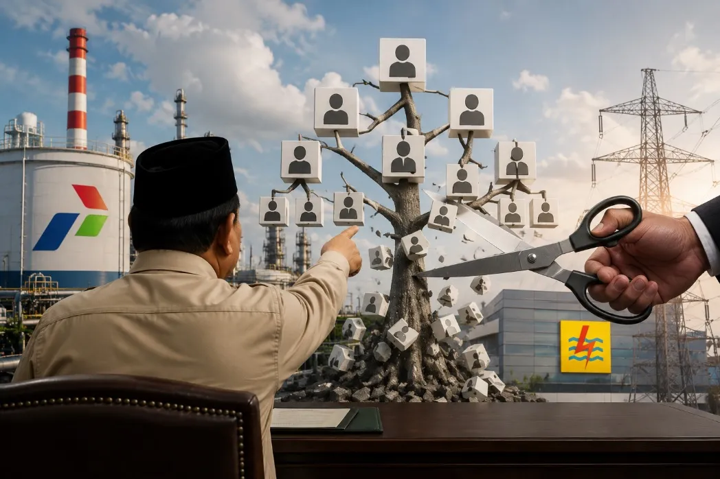 Prabowo Perintahkan Pertamina dan PLN Pangkas Anak-Cucu Perusahaan