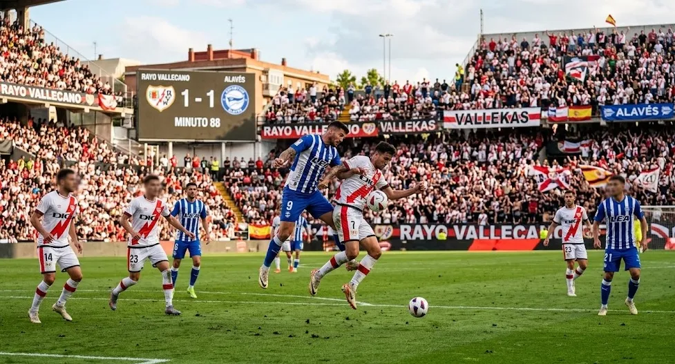 Rayo Vallecano vs Alaves Berakhir 1-1 di Pekan Kedua Liga Spanyol