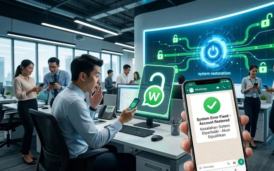 Sejumlah Akun WhatsApp Sempat Diblokir, Meta Akui Kesalahan Sistem
