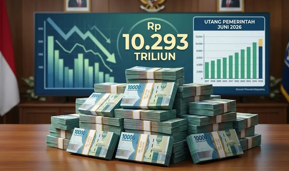 Utang Pemerintah Tembus Rp10.293 Triliun per Juni 2026, Menkeu Purbaya Klaim Masih Aman